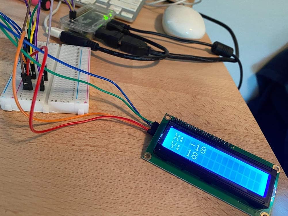 16×2 Yellow LCD Display Module (16X02 Character LCD)