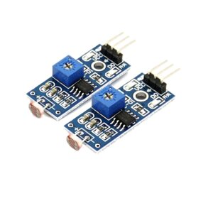 LDR Light Sensor Module (Photoresistor Module) for Arduino [Pack of  2]