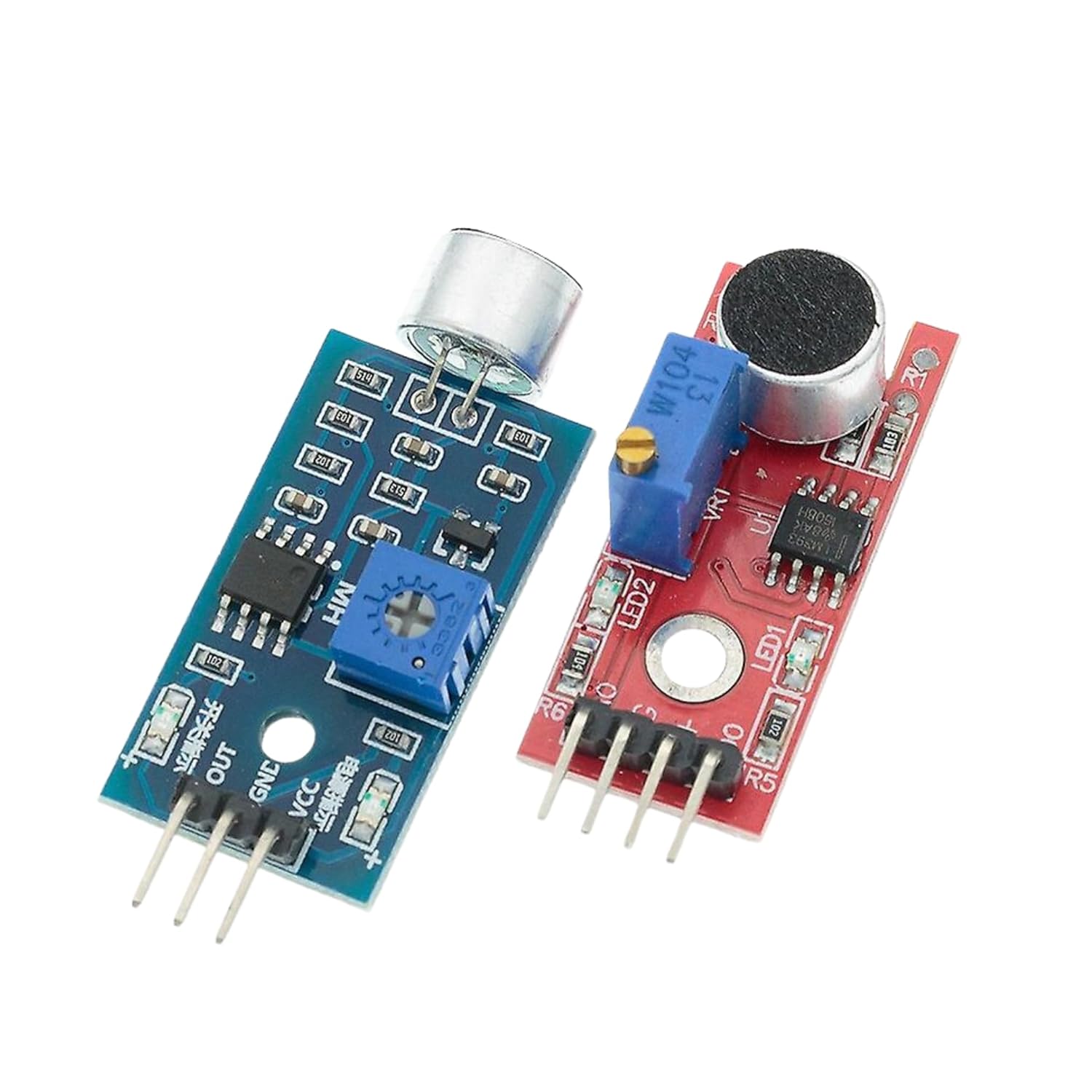 Sound Sensor Module (Microphone Sensor) for Arduino [Pack of 2]