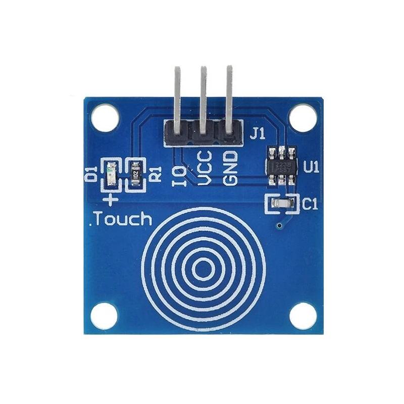TTP223 Capacitive Touch Sensor Module (Blue) – Pack of 2