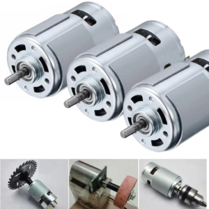 [Pack of 3] SP 775 DC 12V-24V High Speed Metal Large Torque Small DC Motor Replacement for DIY Toy Cars Motor for Drill 12V/24V Brushed DC Multipurpose Brushed High torque Motor