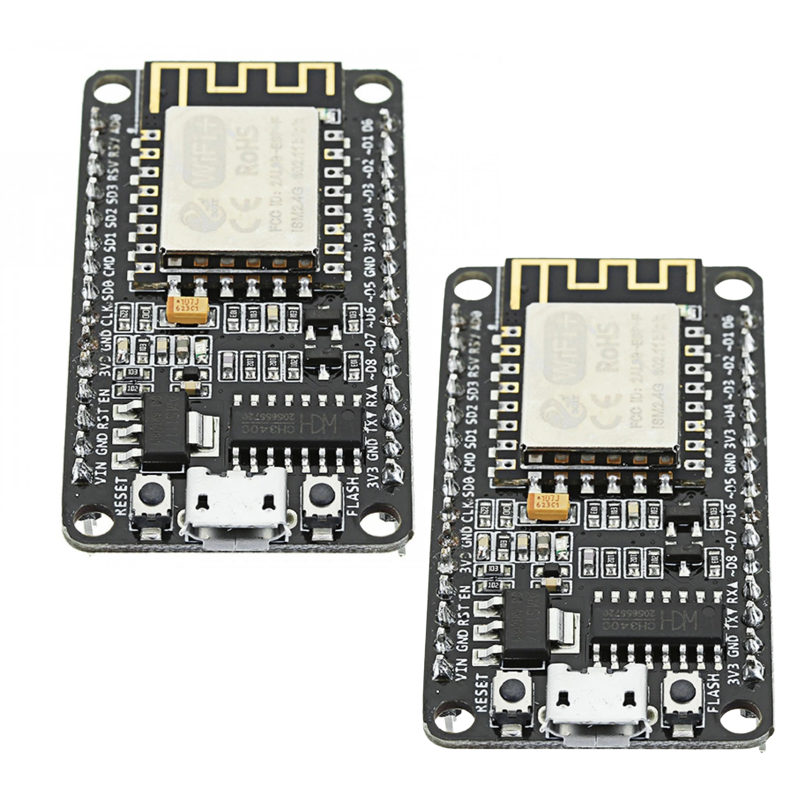 NodeMcu ESP8266 CH340 Wifi Development Board (Pack of 2)