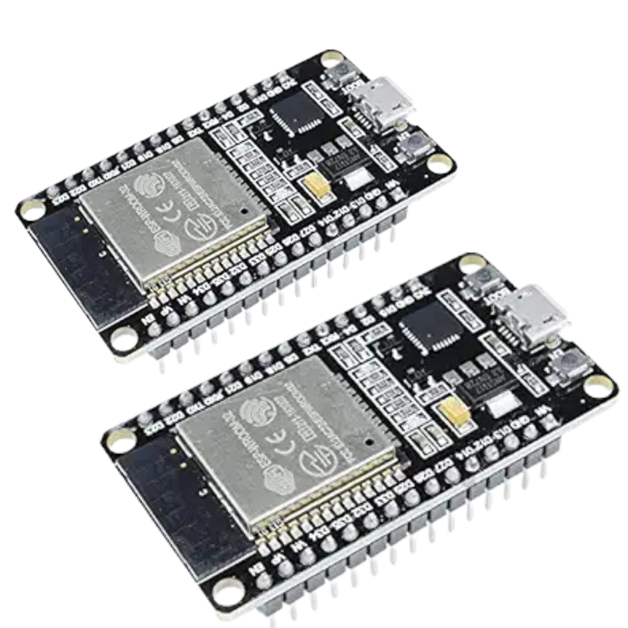 NodeMCU ESP32 Development Board with 30 Pin CP2102 USB-UART, WiFi, Bluetooth, and Dual-Core Power Microcontroller (Pack of 2)